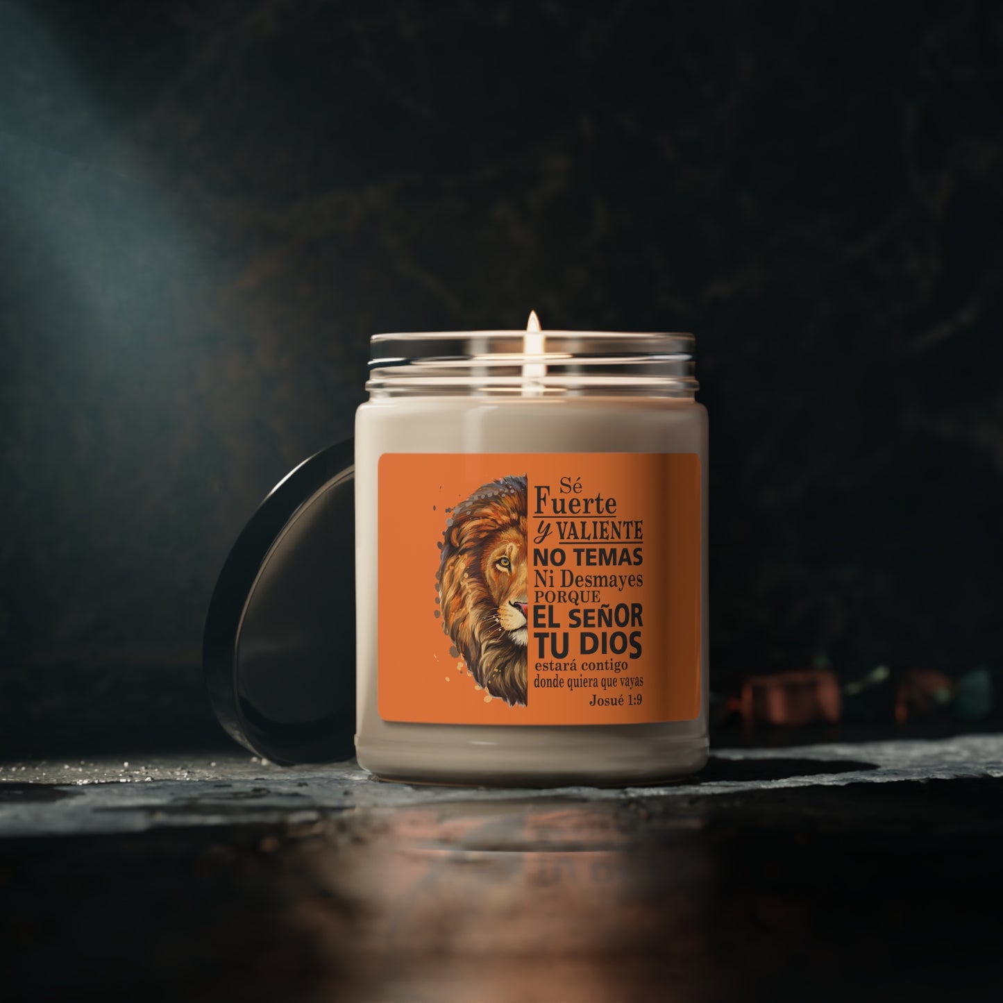 Se fuerte y Valiente Scented Soy Candle, 9oz