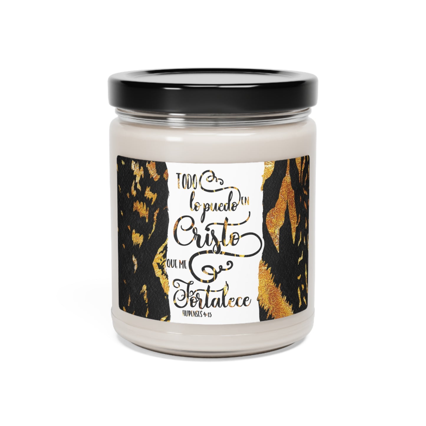 Todo lo puedo en Cristo Scented Soy Candle, 9oz