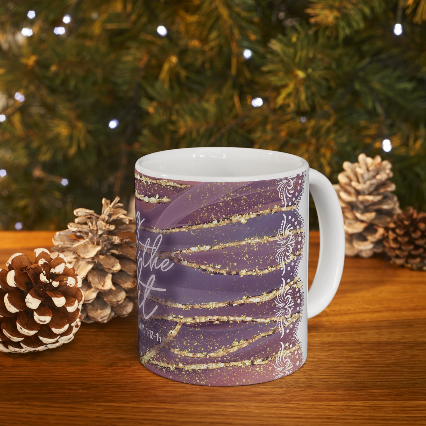 Living in the light Ceramic Mug 11oz