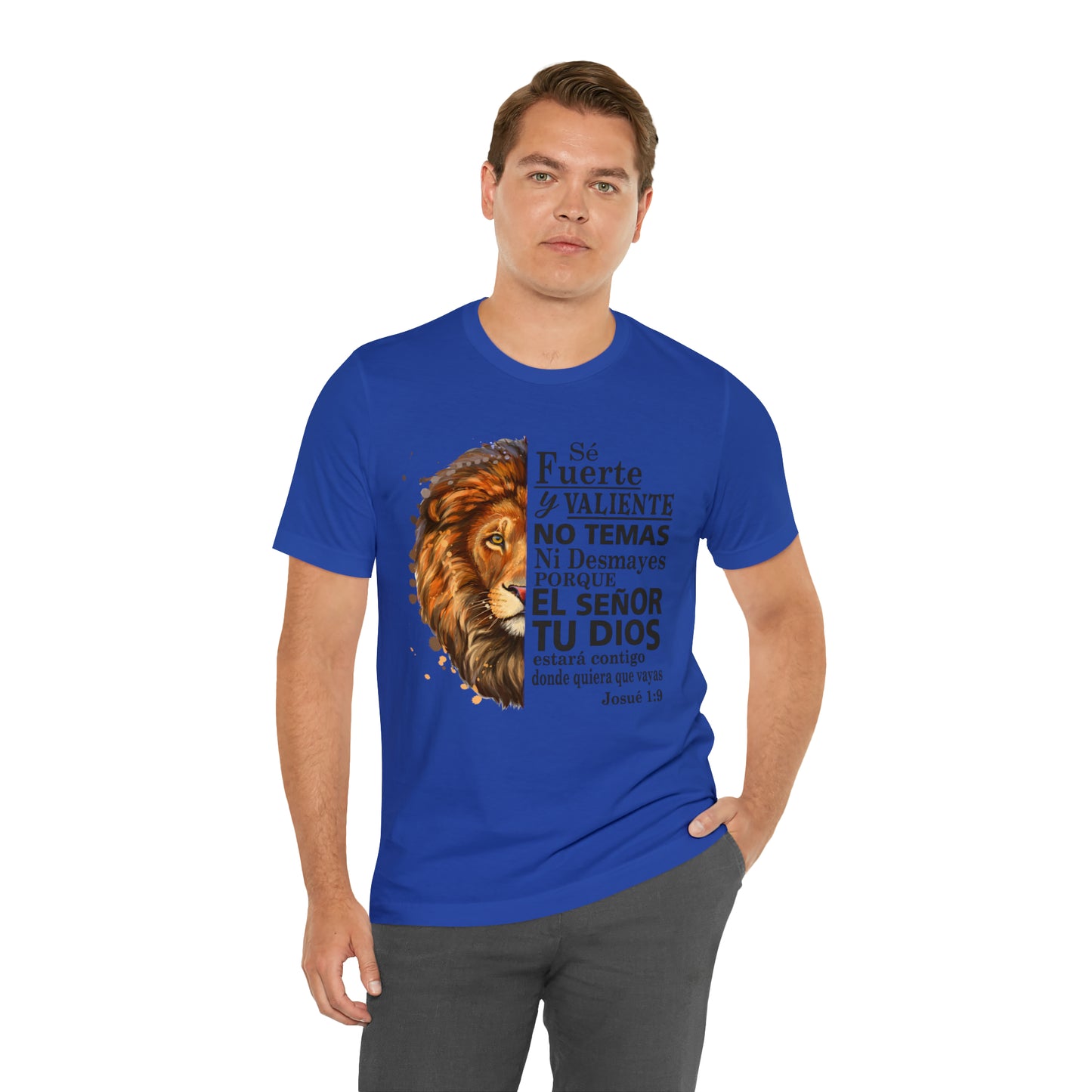Se fuerte y Valiente Unisex Jersey Short Sleeve Tee