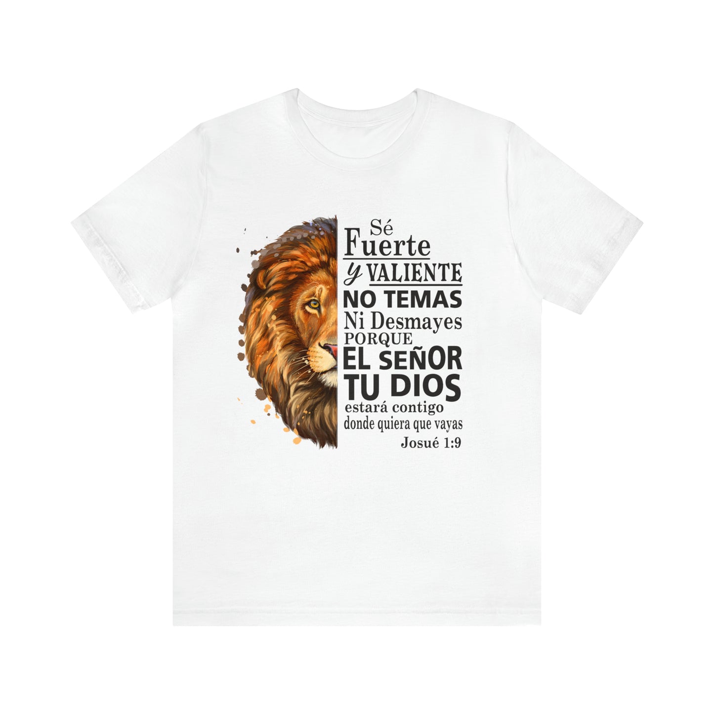 Se fuerte y Valiente Unisex Jersey Short Sleeve Tee