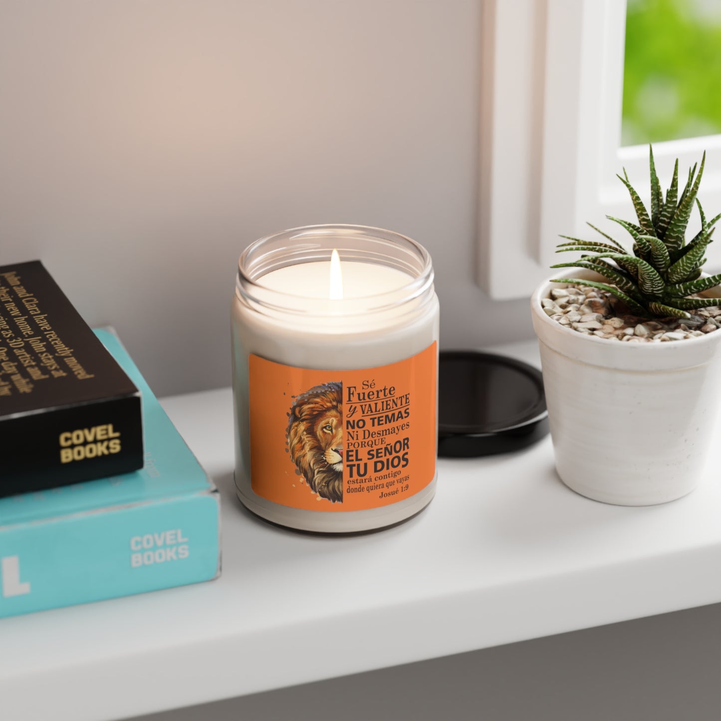 Se fuerte y Valiente Scented Soy Candle, 9oz