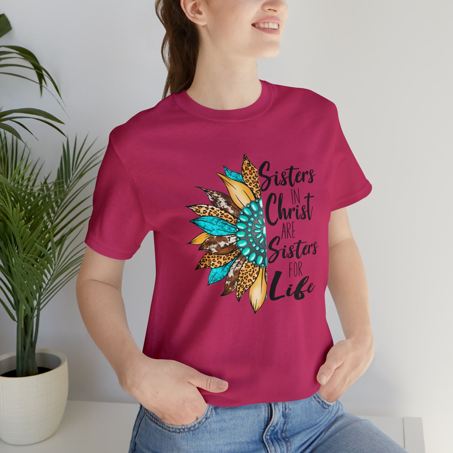 Sister in Christ Unisex Jersey Short Sleeve Tee