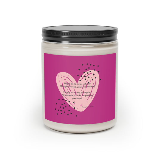 Mujer Virtuosa Scented Candle, 9oz