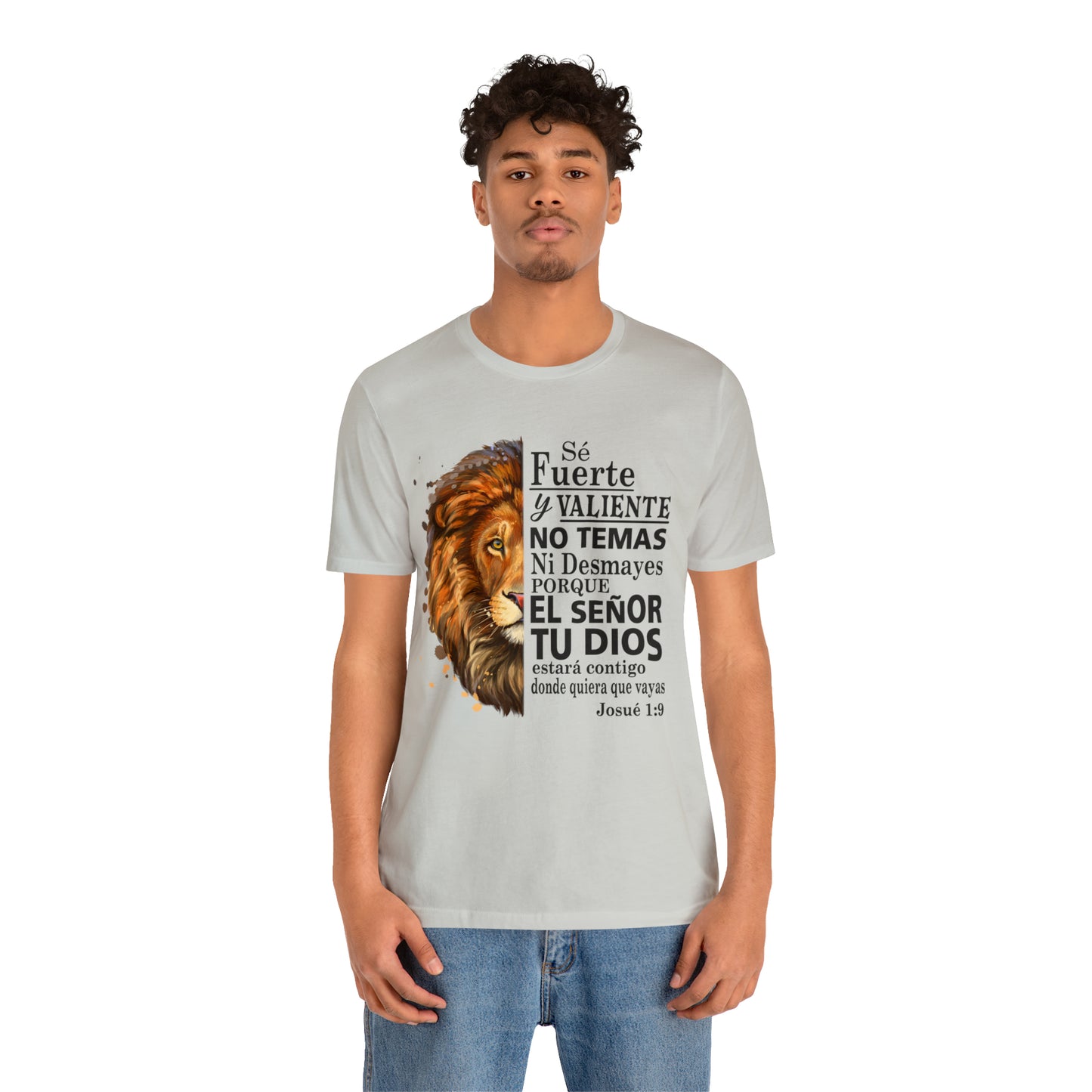 Se fuerte y Valiente Unisex Jersey Short Sleeve Tee