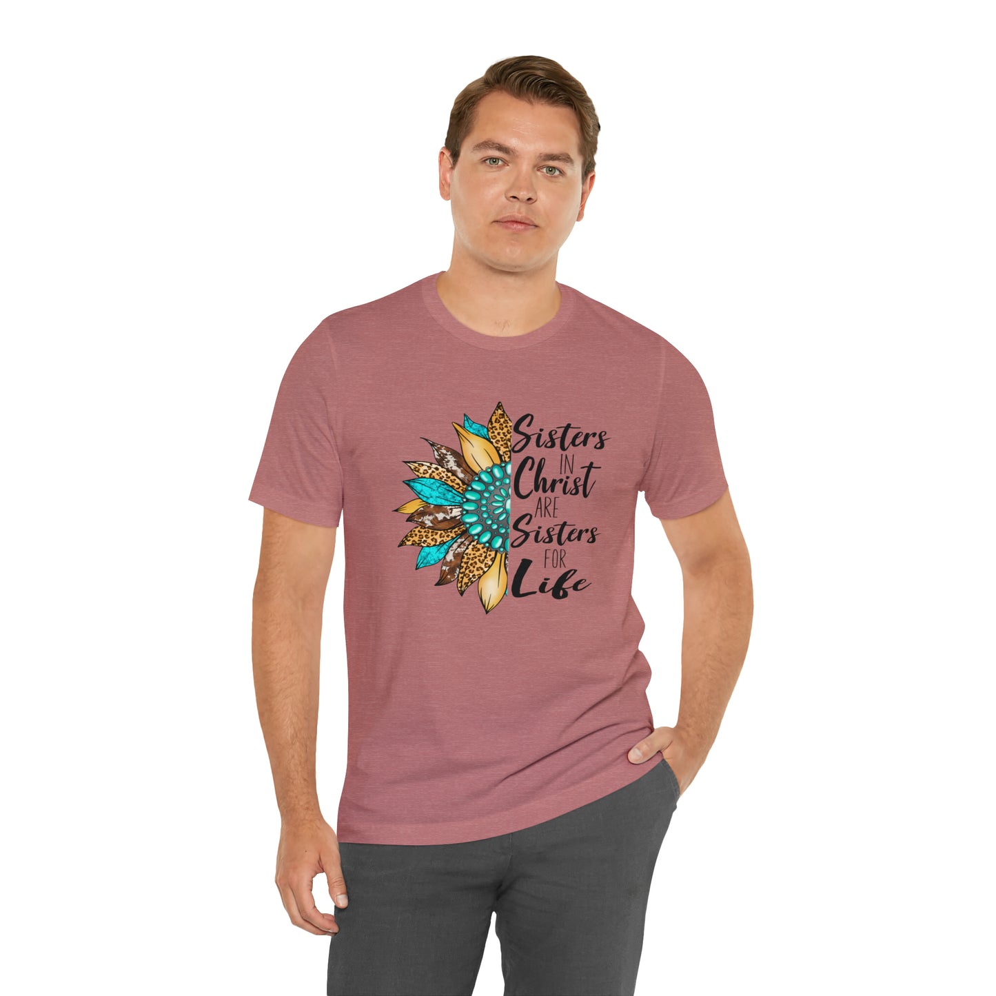 Sister in Christ Unisex Jersey Short Sleeve Tee