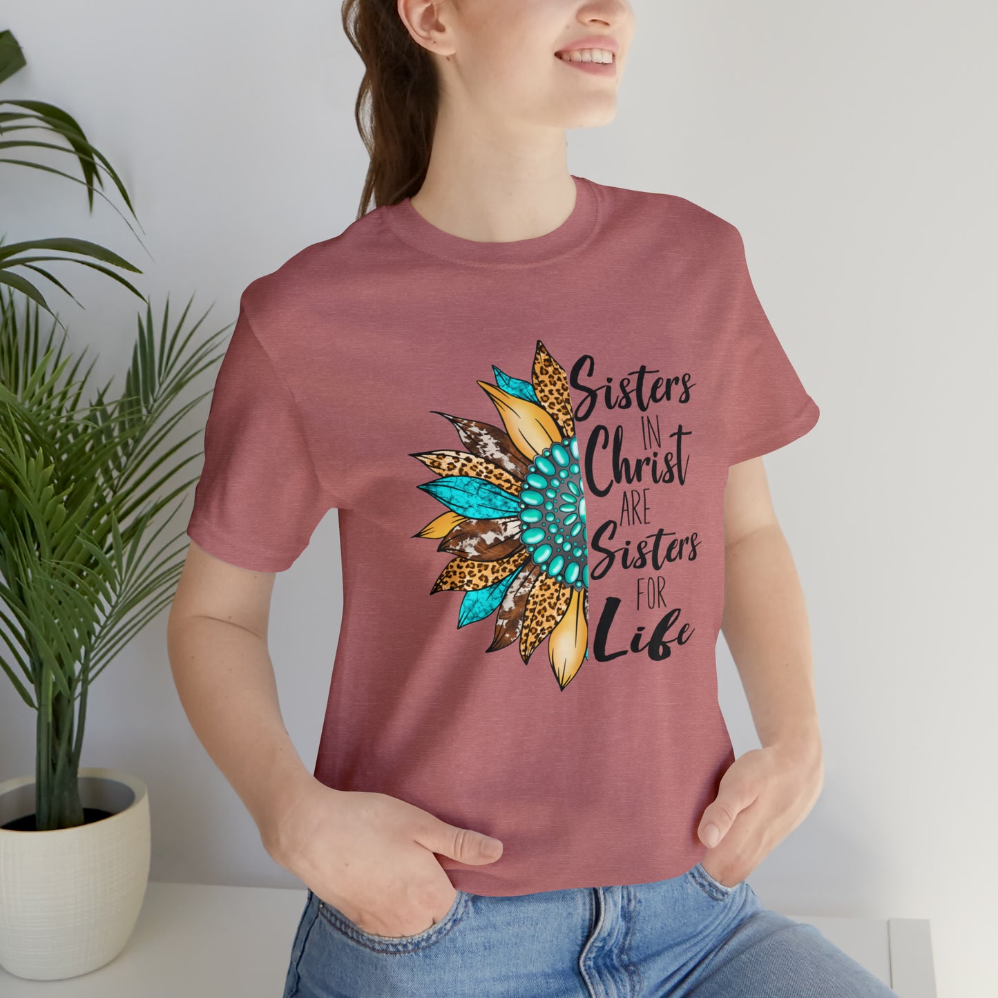 Sister in Christ Unisex Jersey Short Sleeve Tee