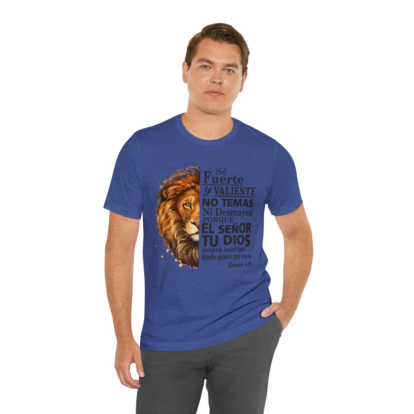 Se fuerte y Valiente Unisex Jersey Short Sleeve Tee