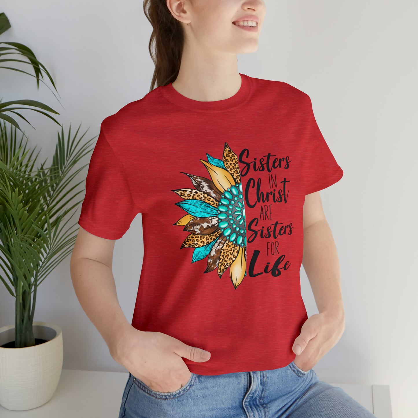 Sister in Christ Unisex Jersey Short Sleeve Tee