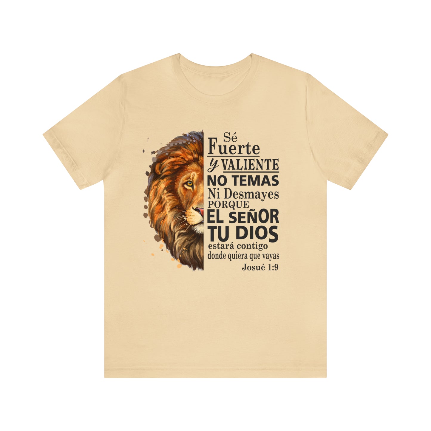 Se fuerte y Valiente Unisex Jersey Short Sleeve Tee