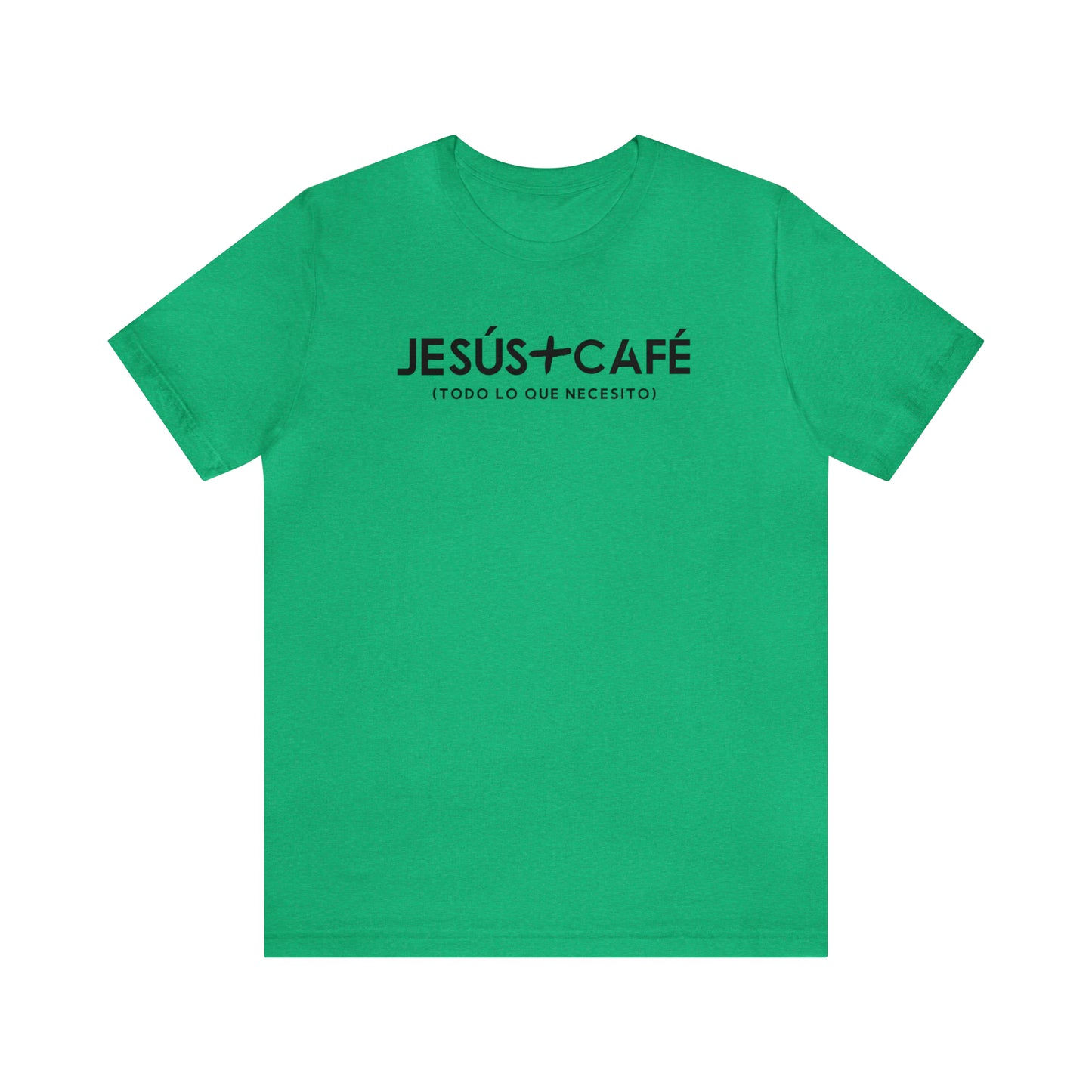 Jesús más Café Unisex Jersey Short Sleeve Tee