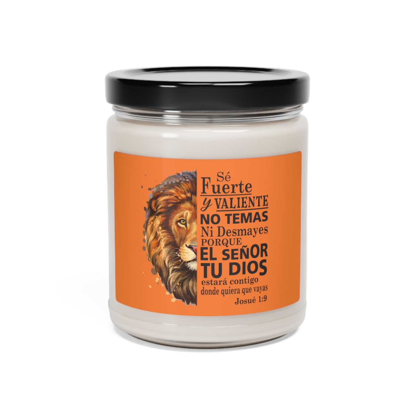 Se fuerte y Valiente Scented Soy Candle, 9oz