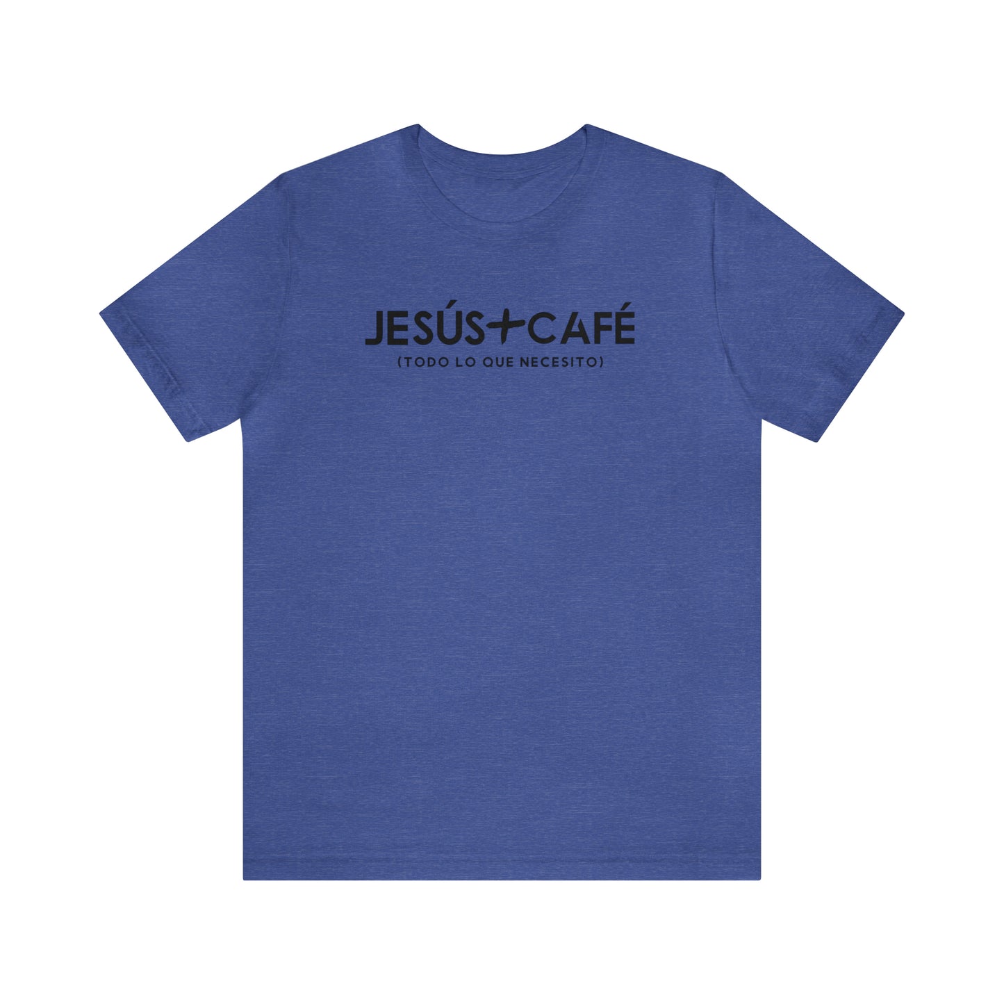Jesús más Café Unisex Jersey Short Sleeve Tee