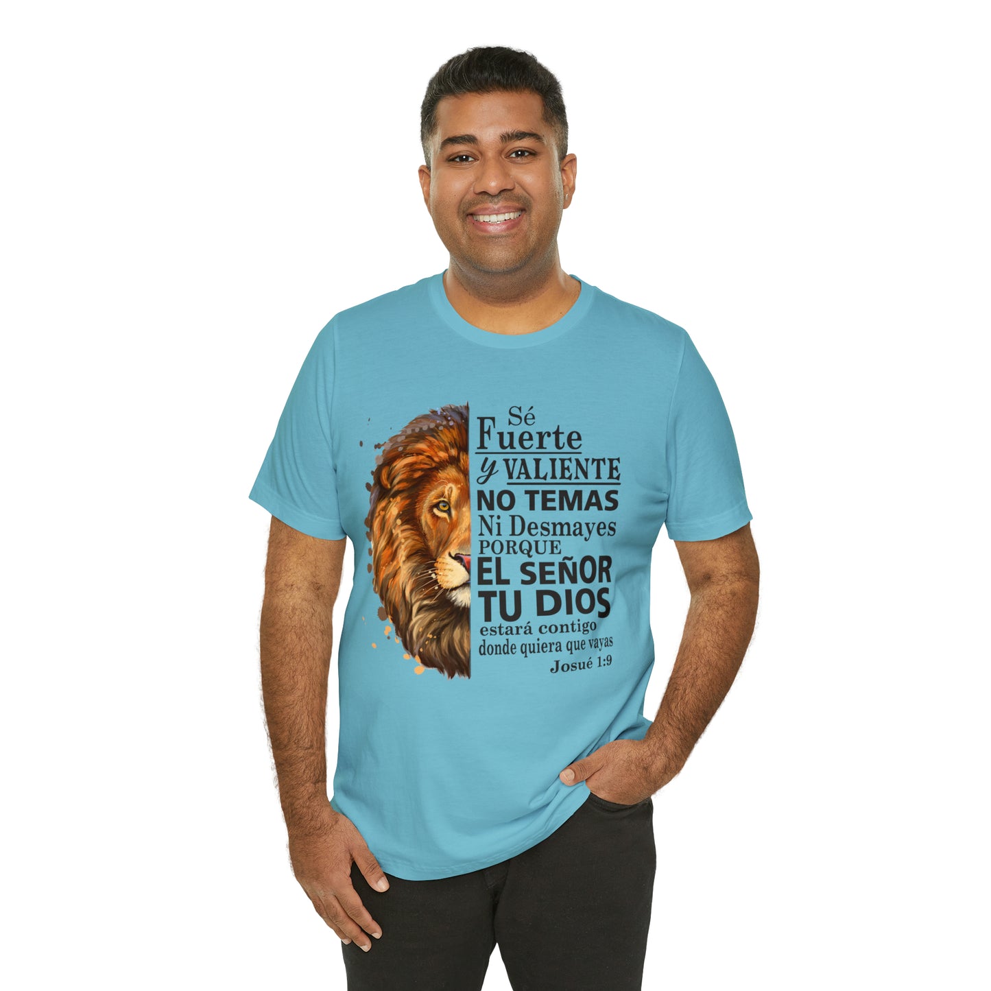 Se fuerte y Valiente Unisex Jersey Short Sleeve Tee