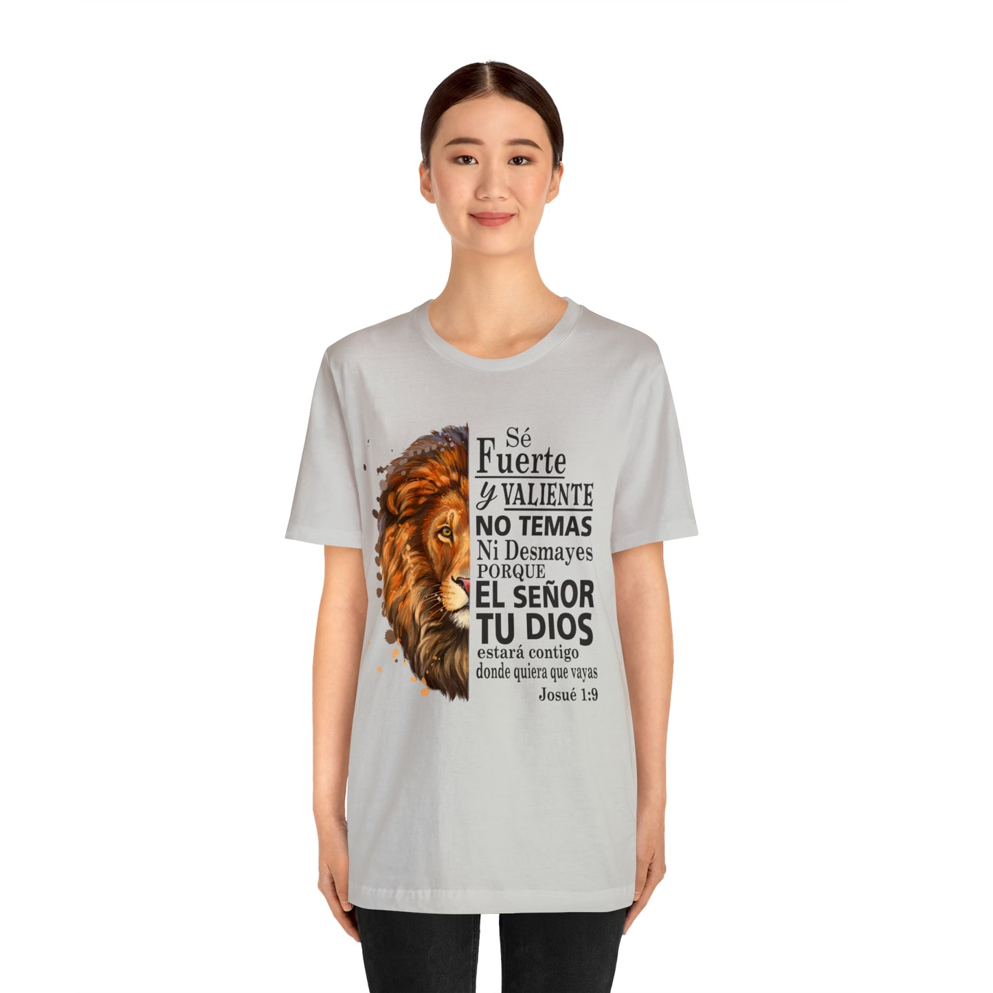 Se fuerte y Valiente Unisex Jersey Short Sleeve Tee