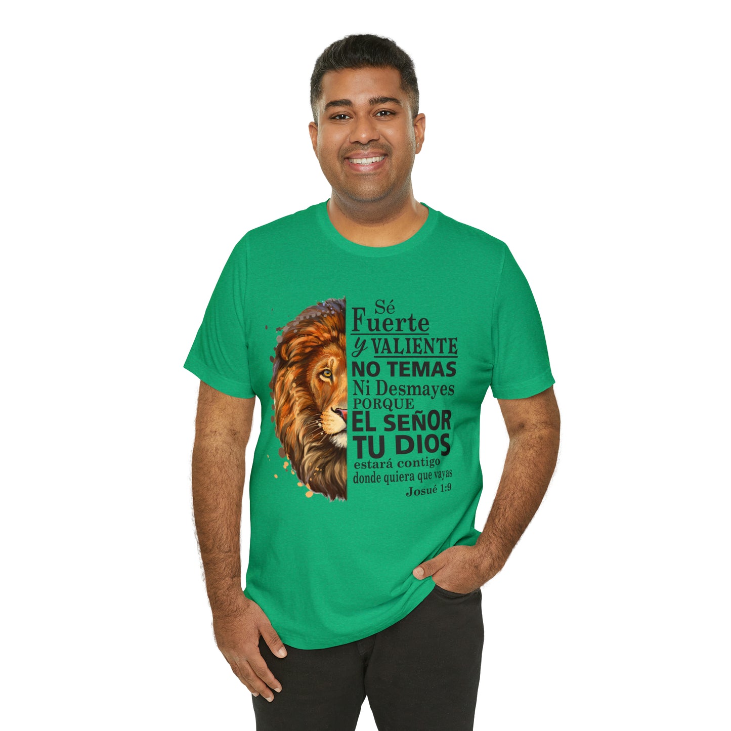 Se fuerte y Valiente Unisex Jersey Short Sleeve Tee