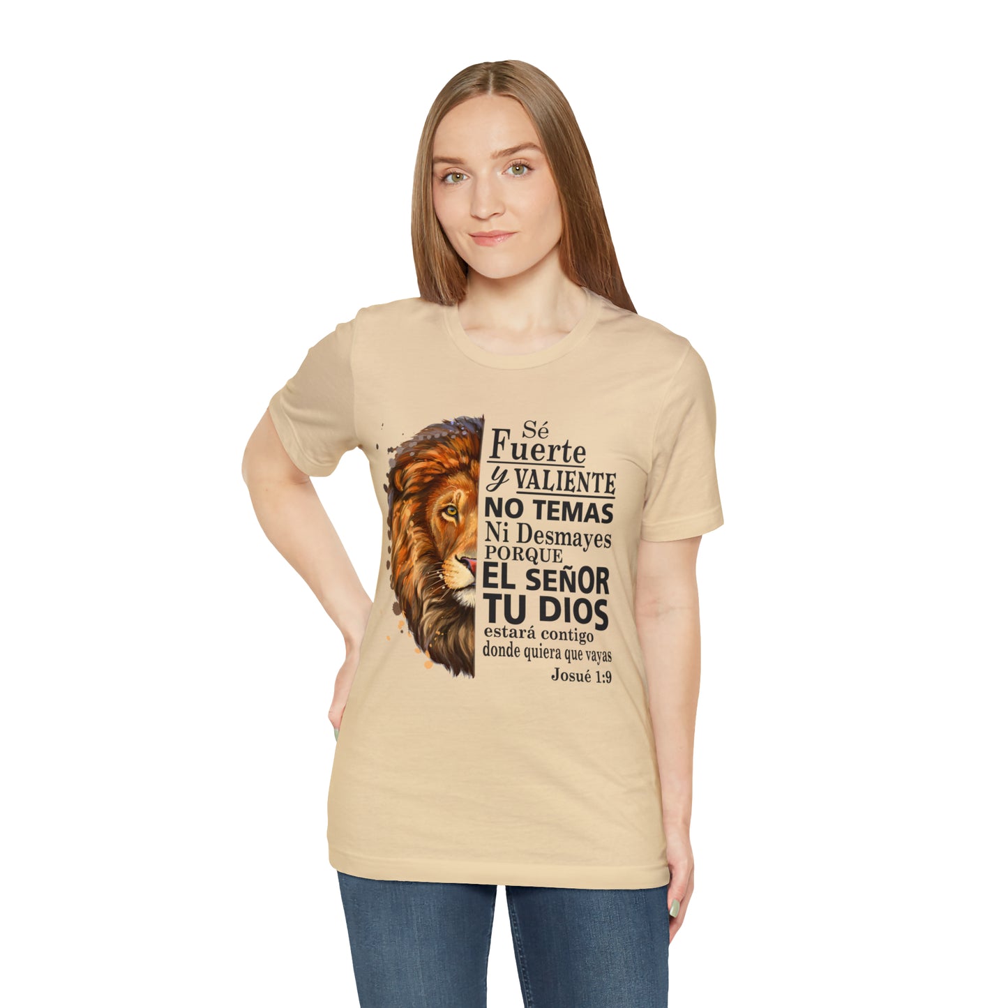 Se fuerte y Valiente Unisex Jersey Short Sleeve Tee