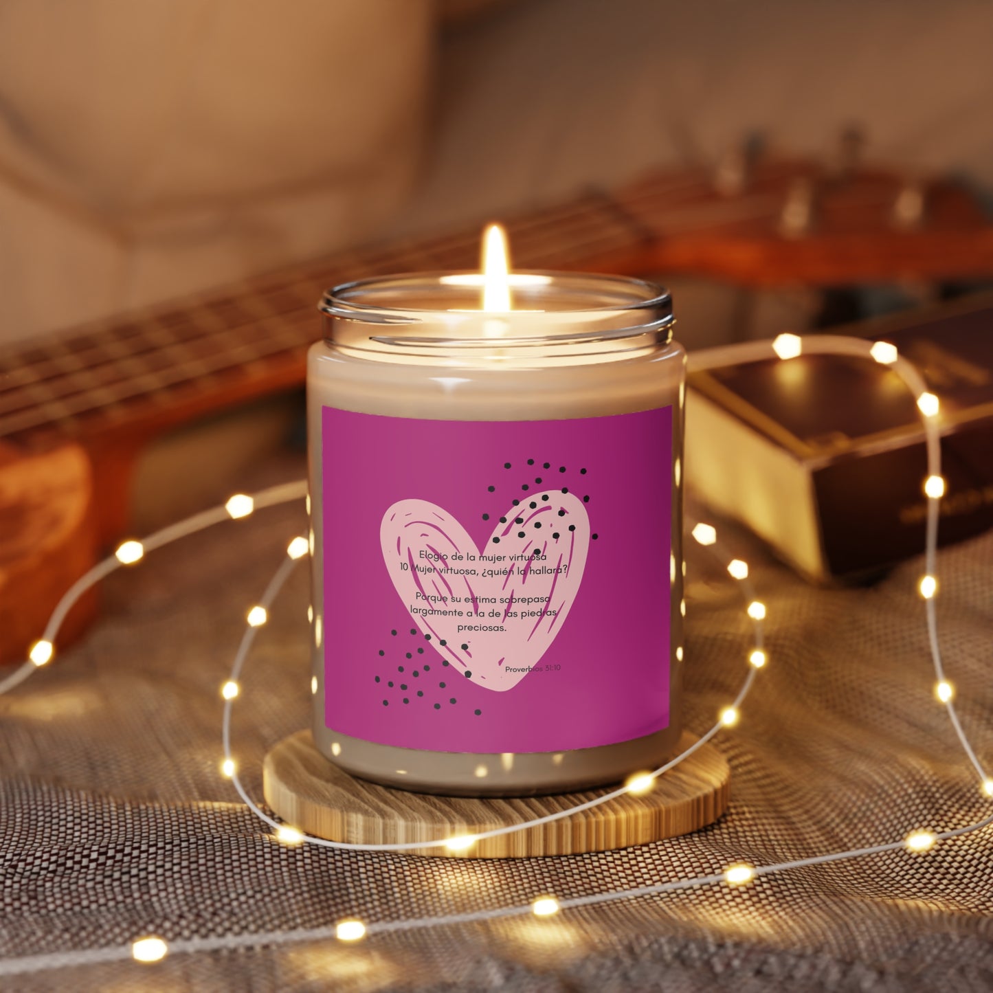 Mujer Virtuosa Scented Candle, 9oz