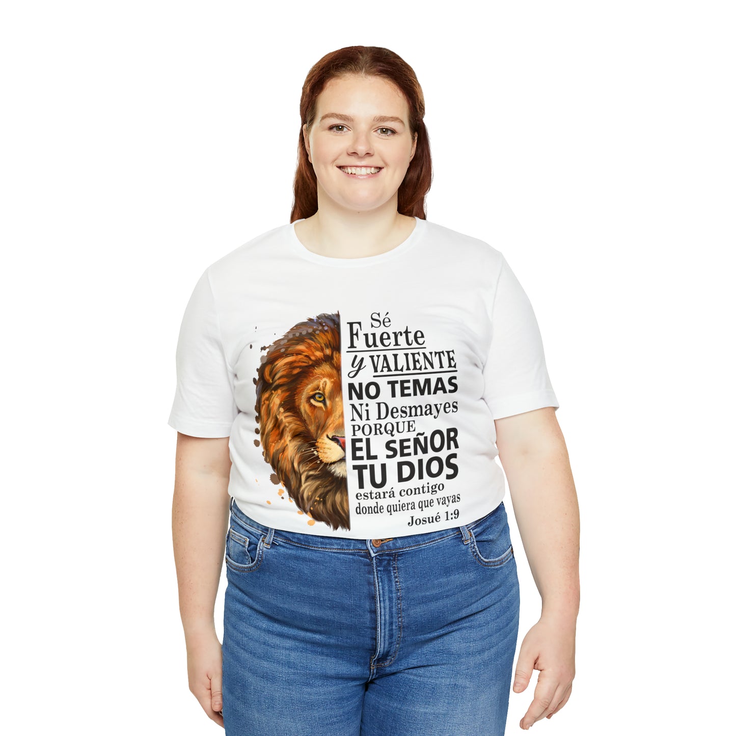 Se fuerte y Valiente Unisex Jersey Short Sleeve Tee