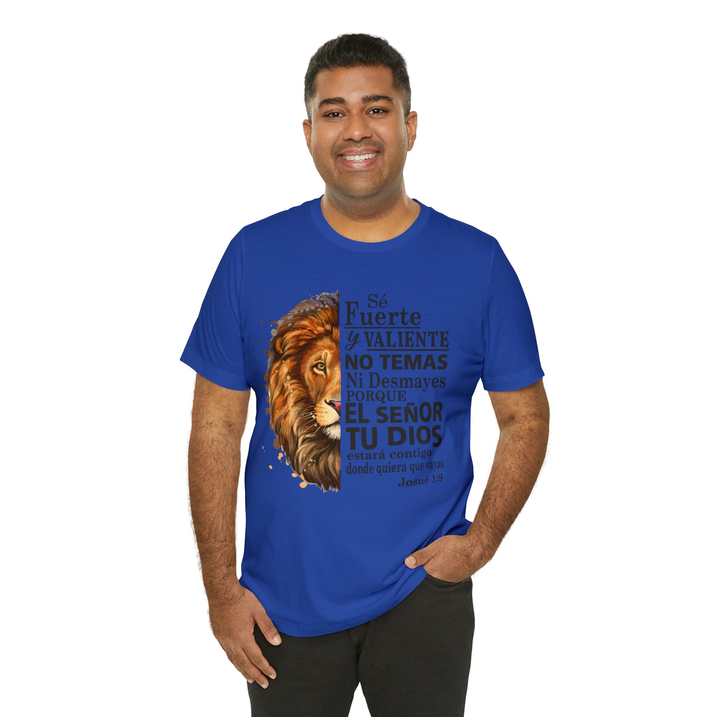 Se fuerte y Valiente Unisex Jersey Short Sleeve Tee