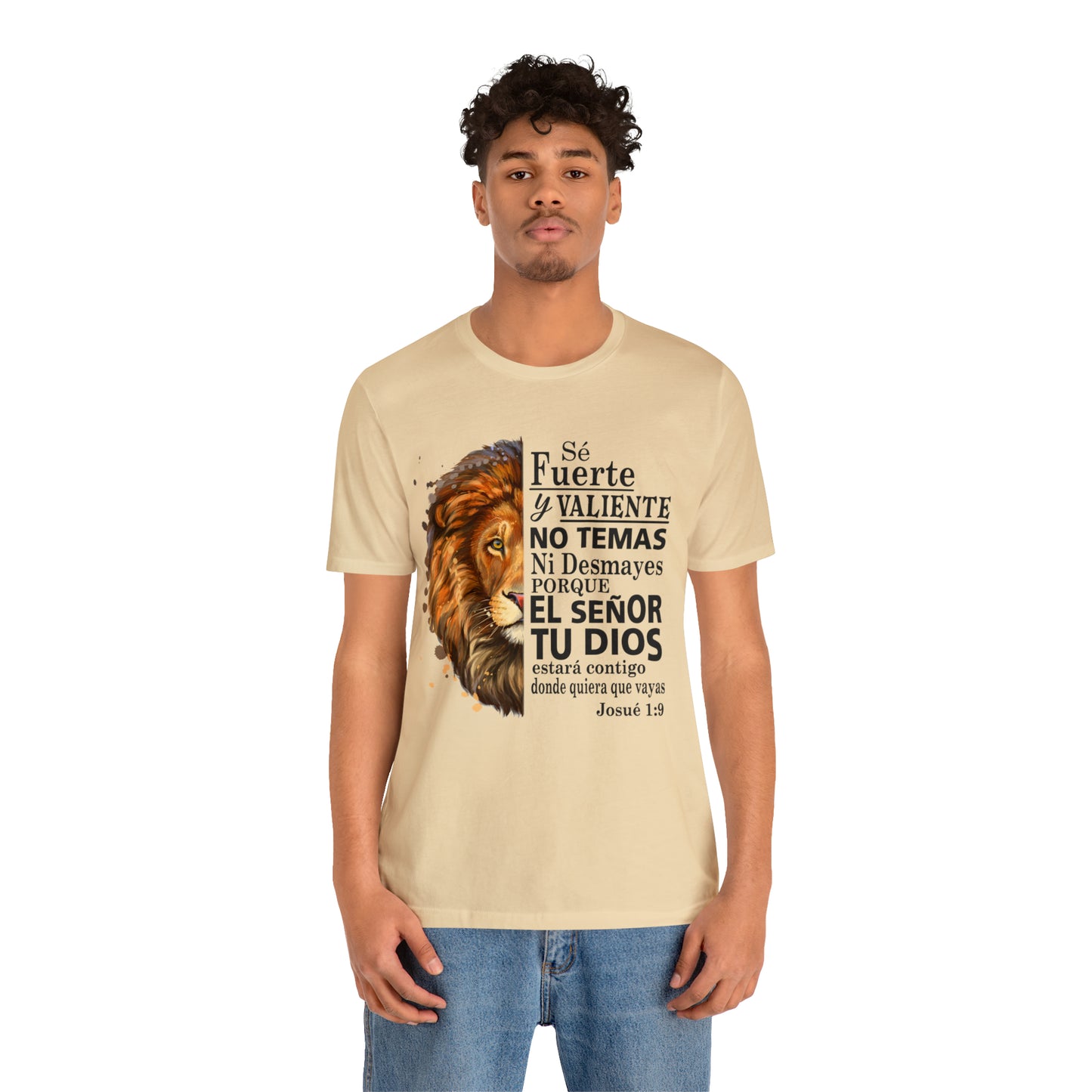 Se fuerte y Valiente Unisex Jersey Short Sleeve Tee