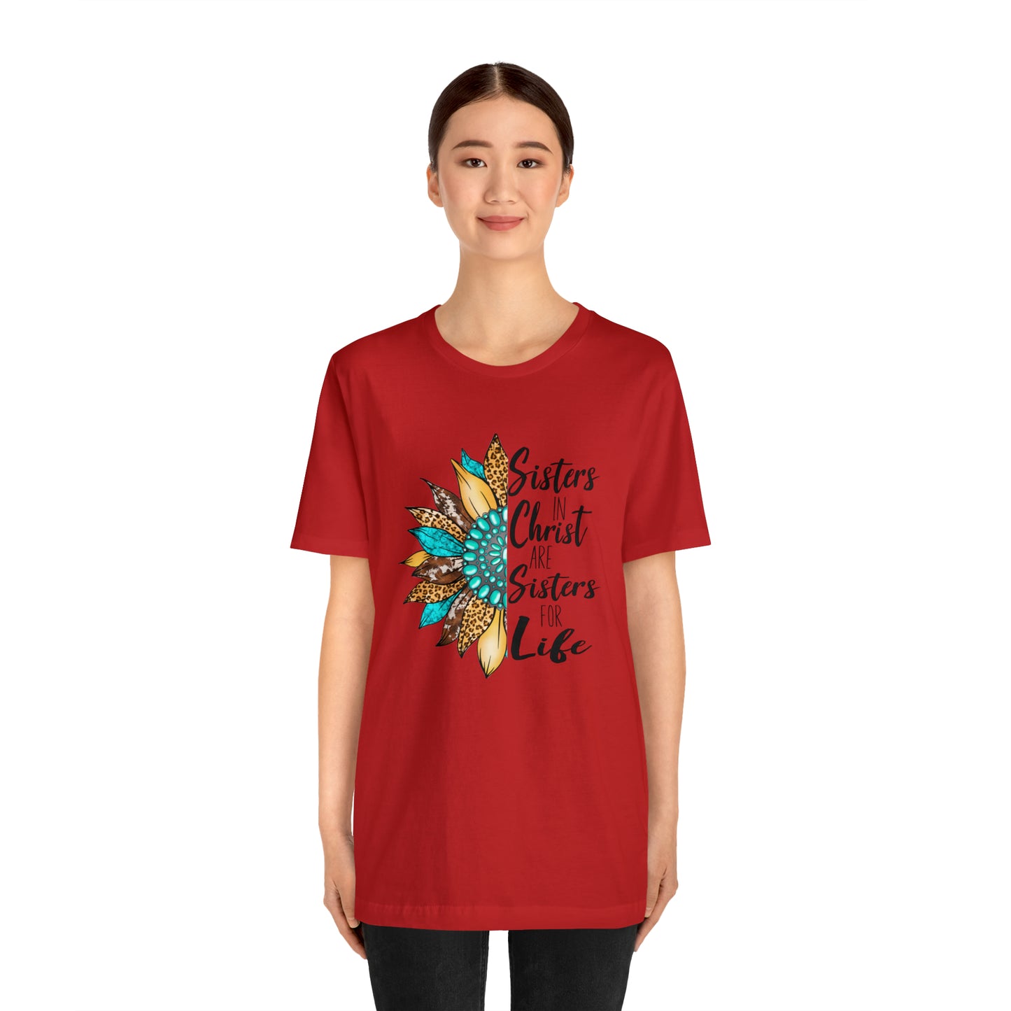 Sister in Christ Unisex Jersey Short Sleeve Tee