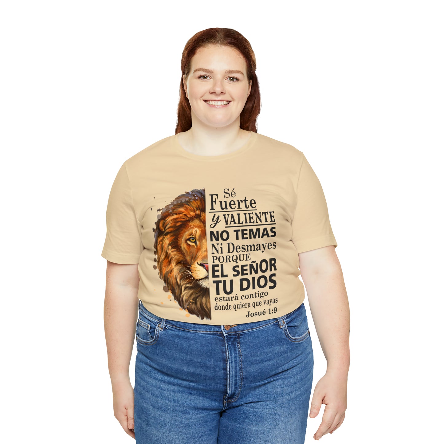 Se fuerte y Valiente Unisex Jersey Short Sleeve Tee