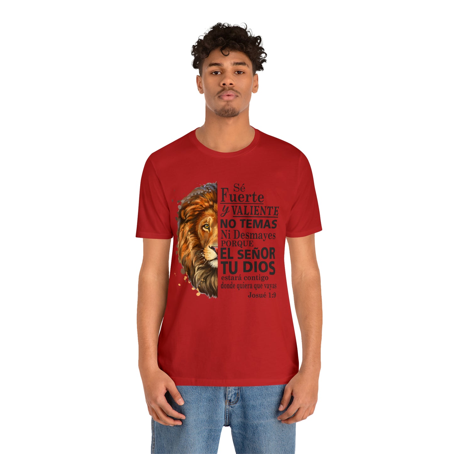 Se fuerte y Valiente Unisex Jersey Short Sleeve Tee