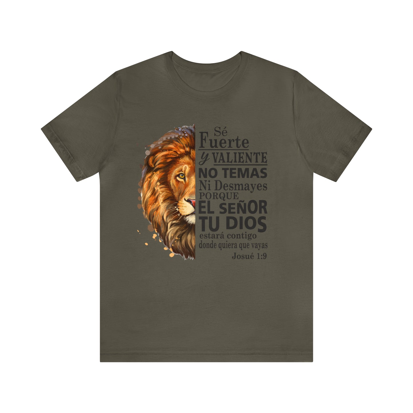 Se fuerte y Valiente Unisex Jersey Short Sleeve Tee