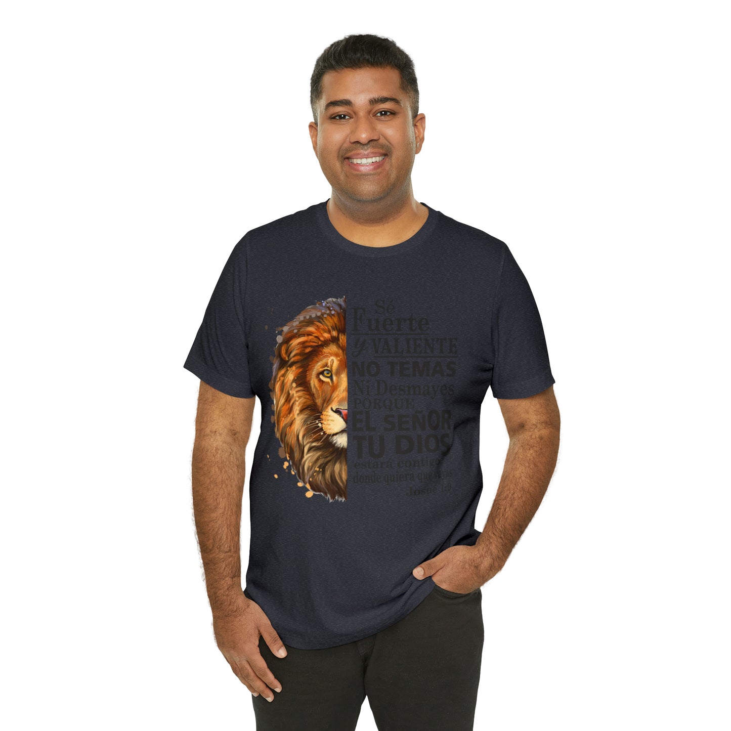 Se fuerte y Valiente Unisex Jersey Short Sleeve Tee