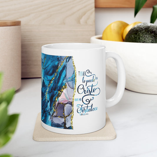 Todo lo puedo en Cristo Ceramic Mug 11oz