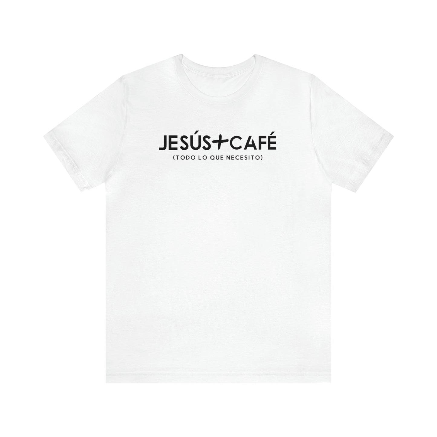 Jesús más Café Unisex Jersey Short Sleeve Tee