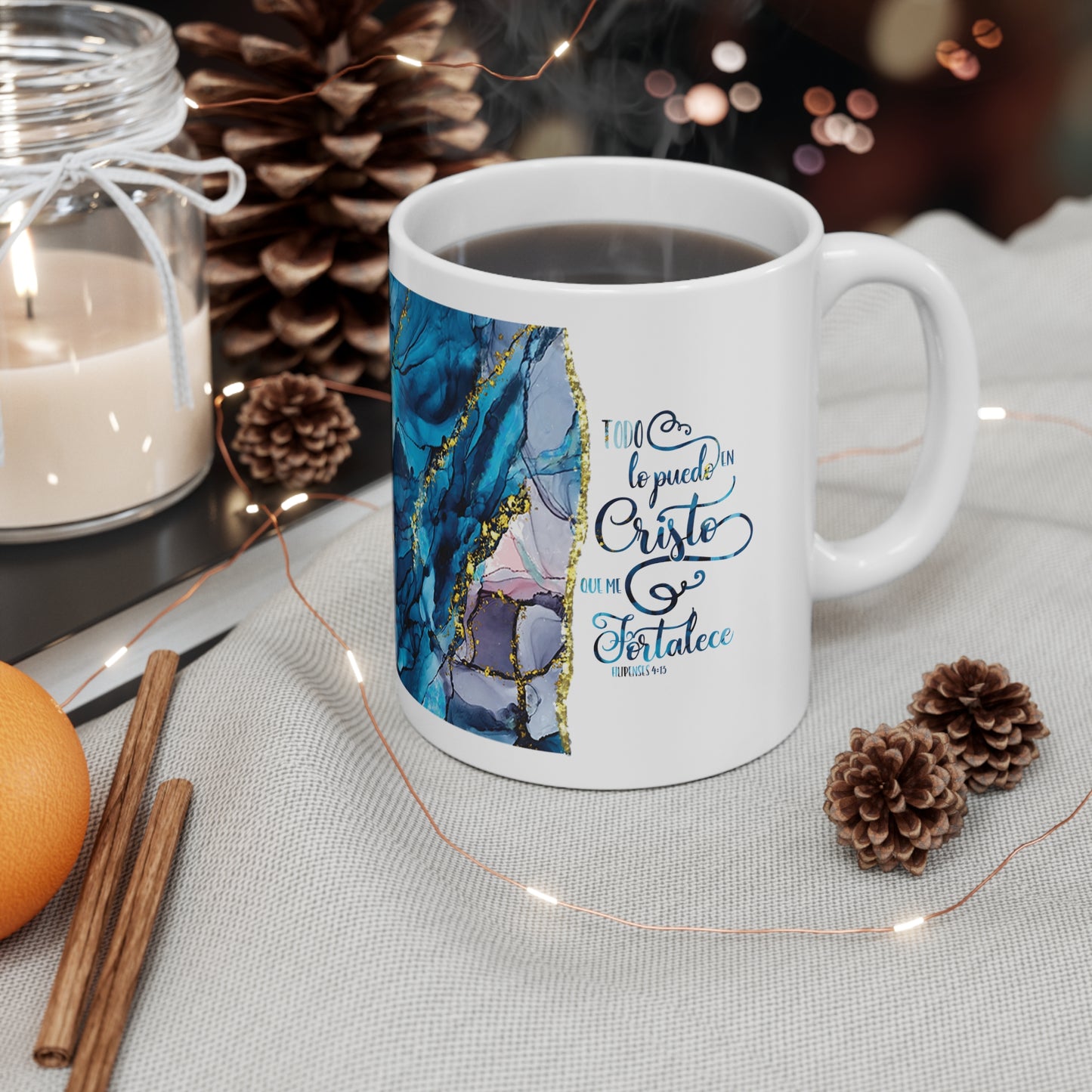 Todo lo puedo en Cristo Ceramic Mug 11oz