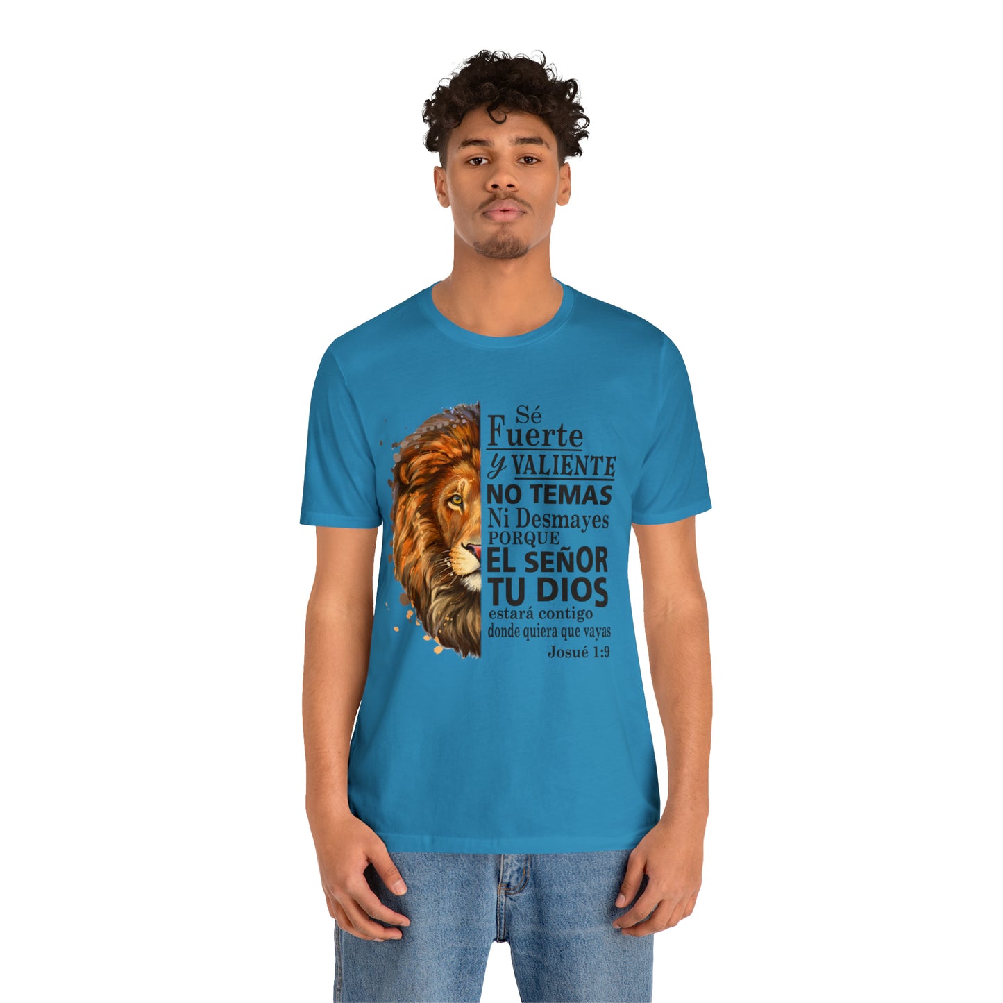 Se fuerte y Valiente Unisex Jersey Short Sleeve Tee