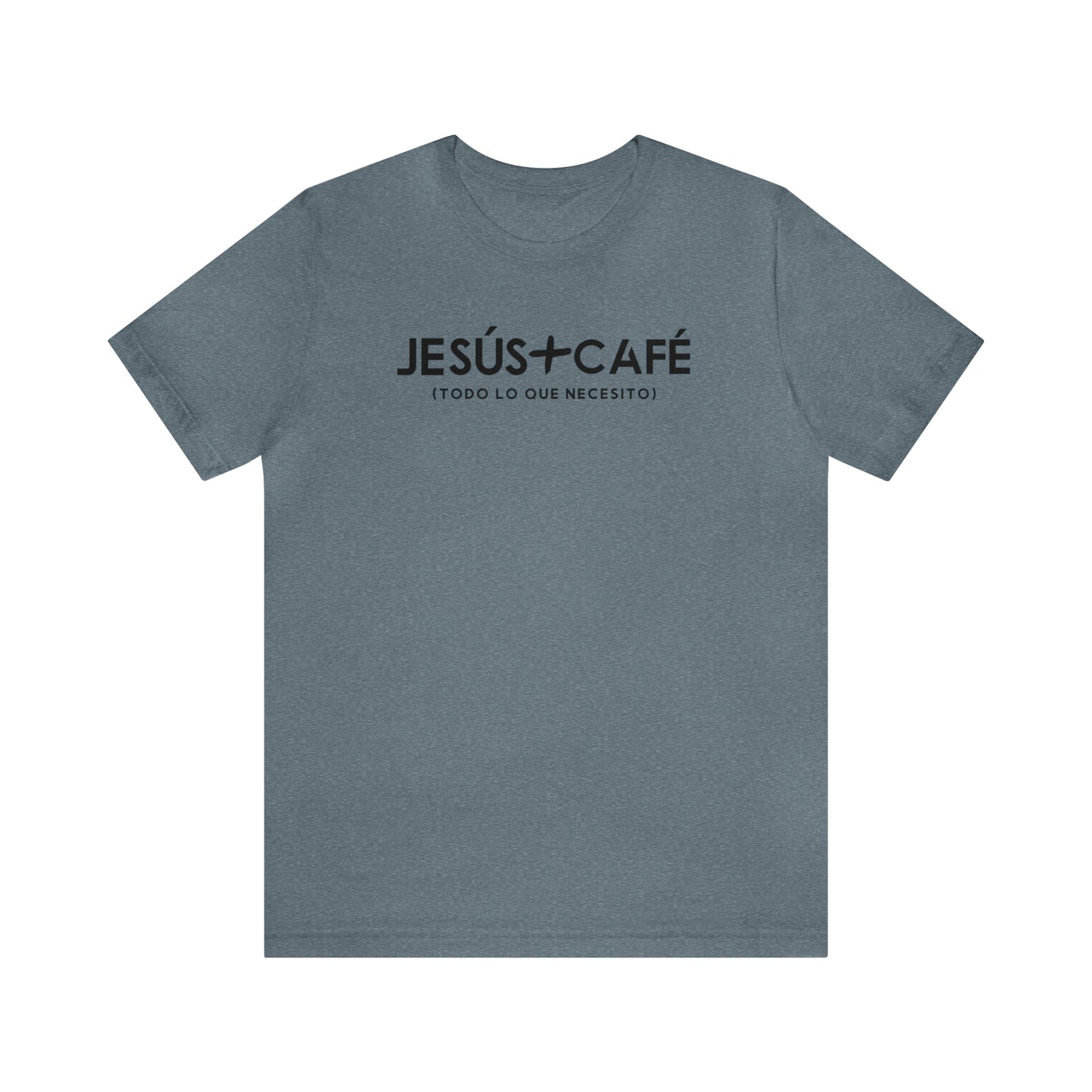 Jesús más Café Unisex Jersey Short Sleeve Tee