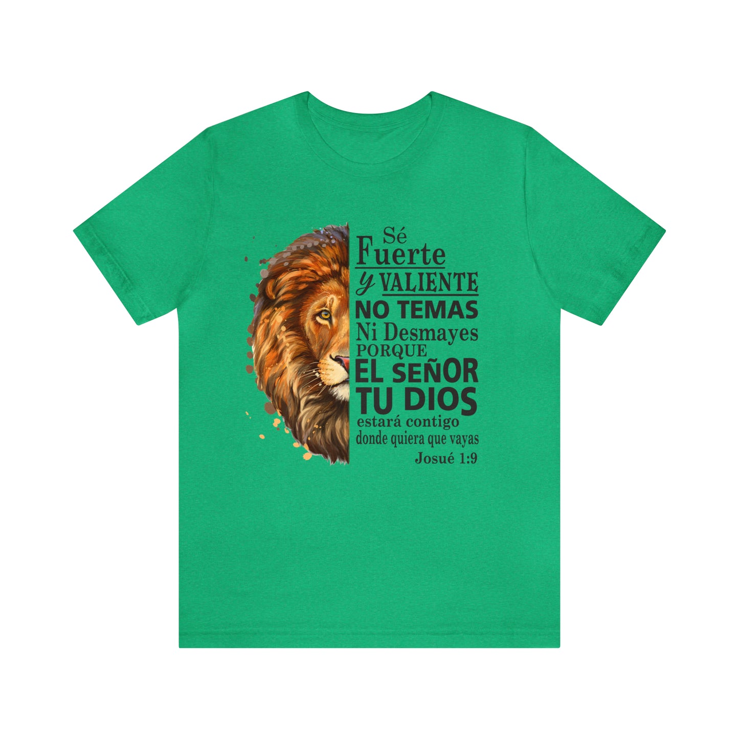 Se fuerte y Valiente Unisex Jersey Short Sleeve Tee
