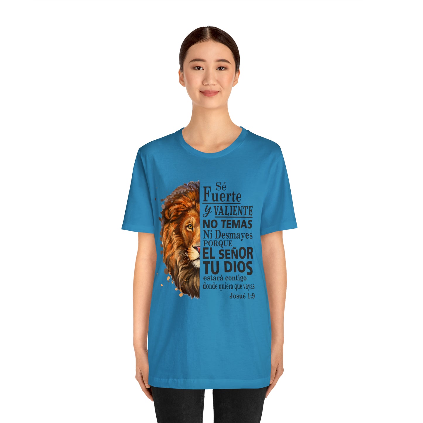 Se fuerte y Valiente Unisex Jersey Short Sleeve Tee