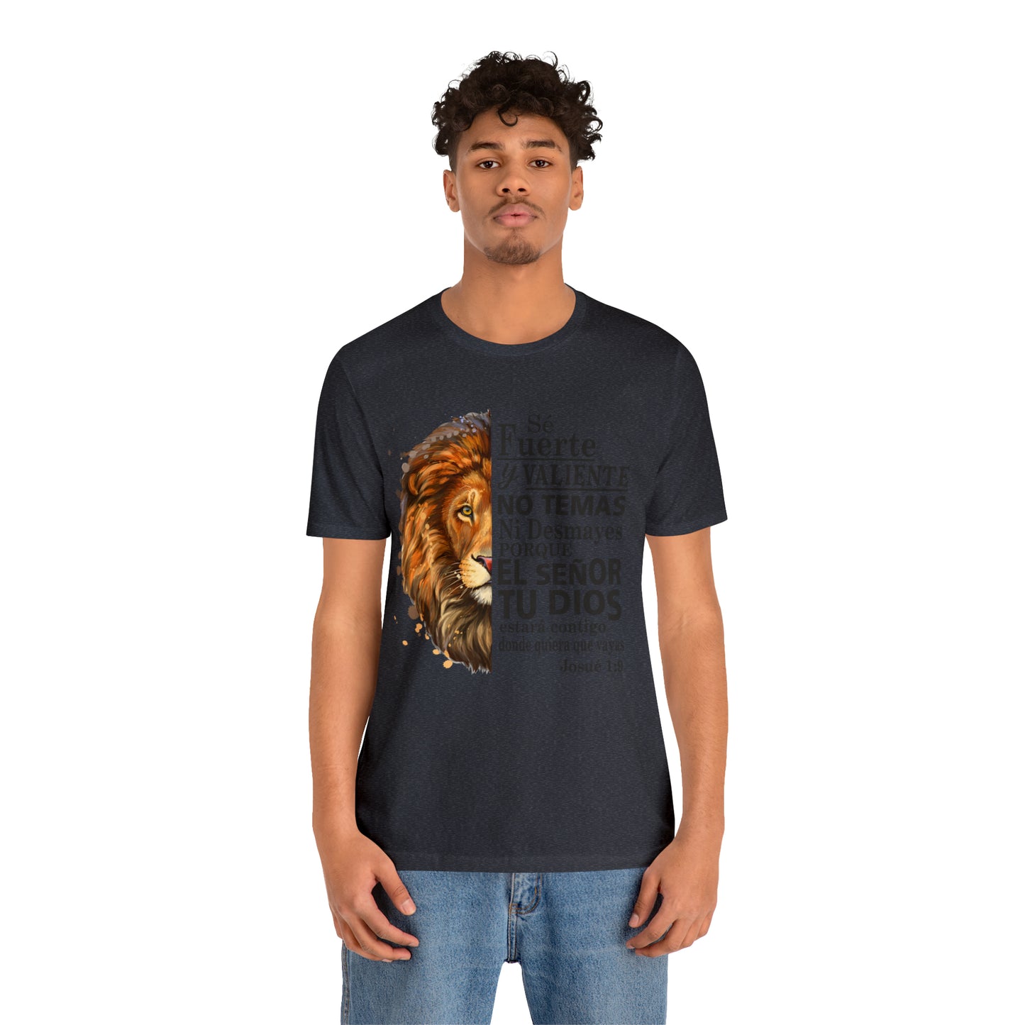 Se fuerte y Valiente Unisex Jersey Short Sleeve Tee