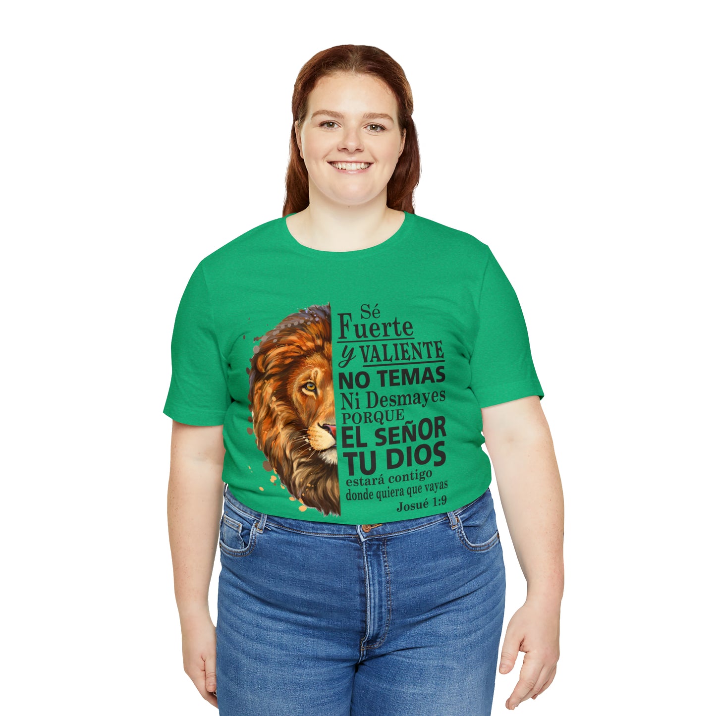Se fuerte y Valiente Unisex Jersey Short Sleeve Tee