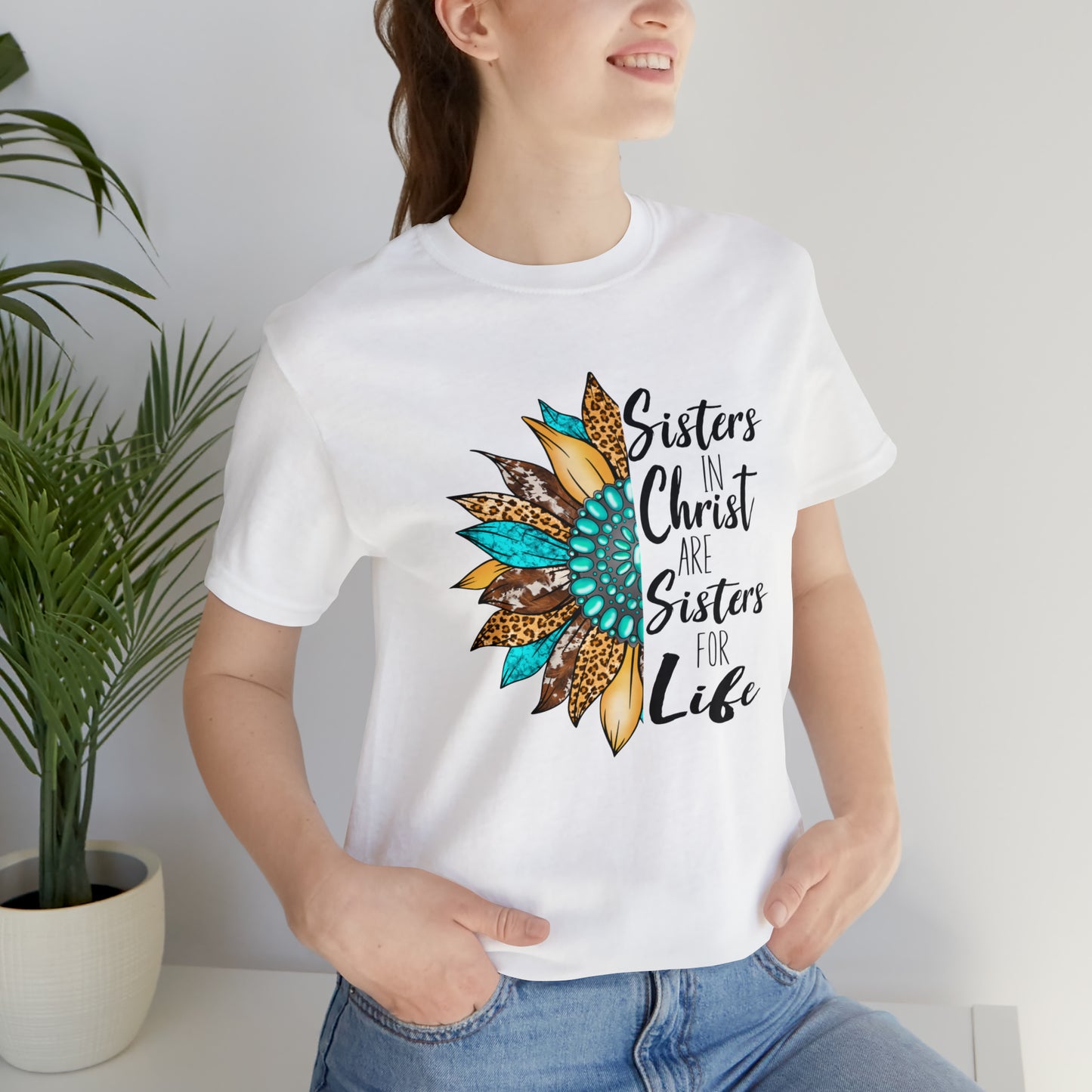 Sister in Christ Unisex Jersey Short Sleeve Tee