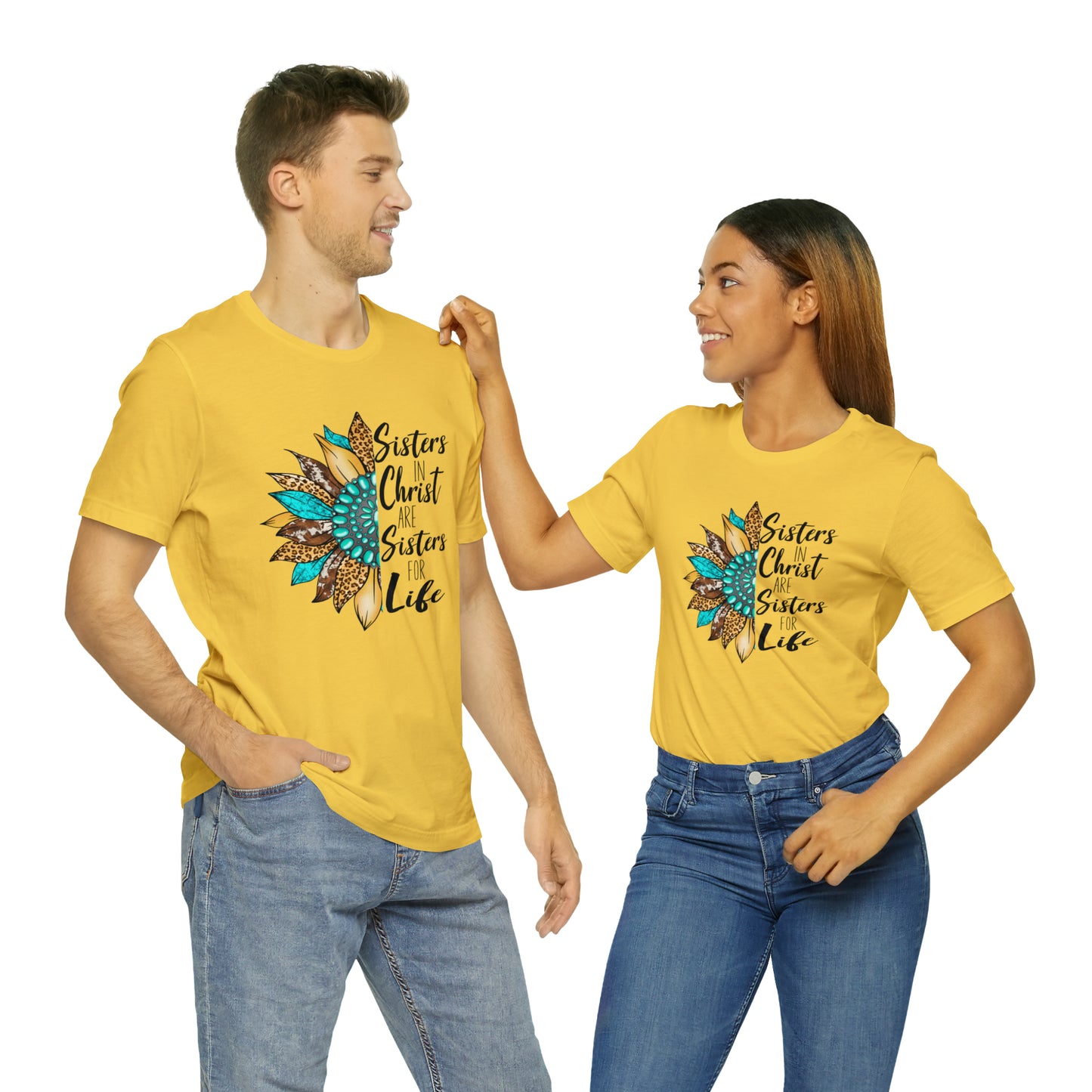 Sister in Christ Unisex Jersey Short Sleeve Tee