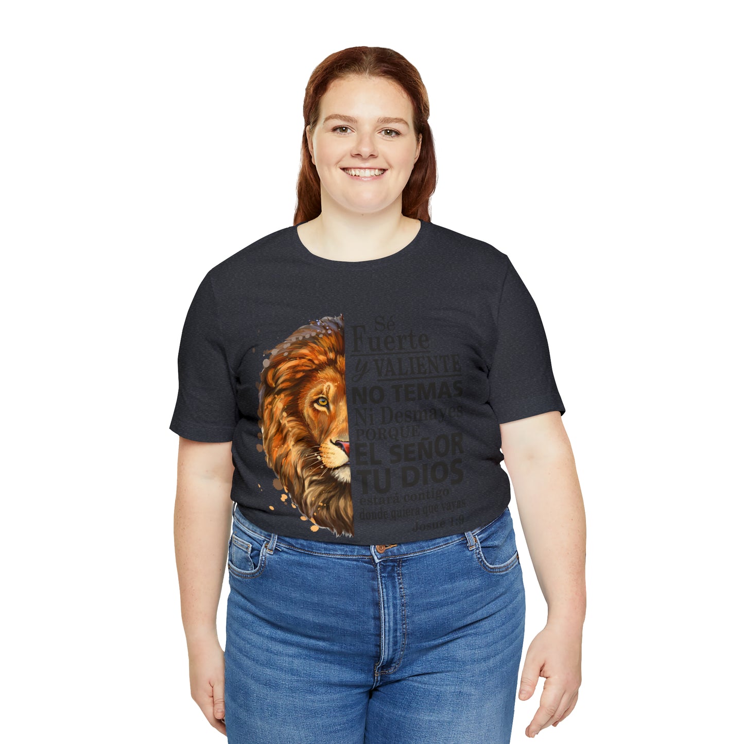 Se fuerte y Valiente Unisex Jersey Short Sleeve Tee