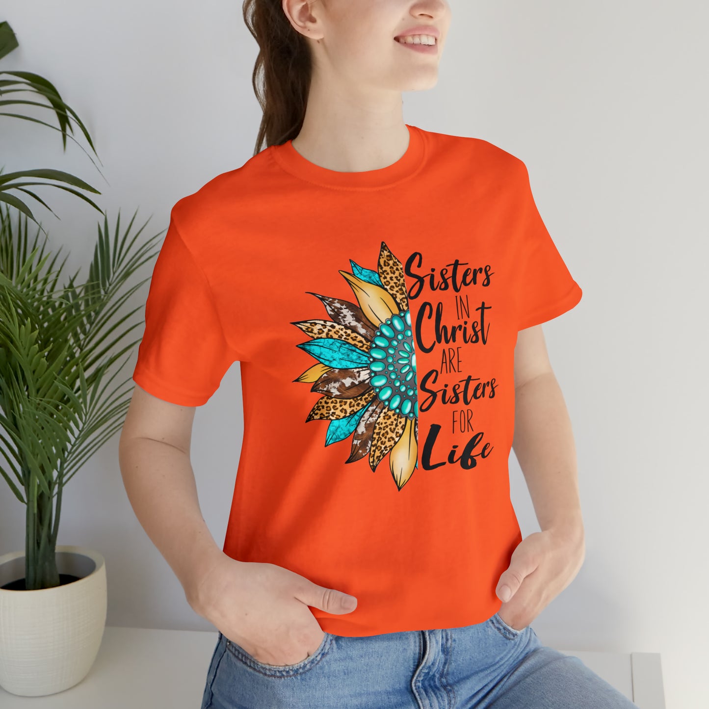 Sister in Christ Unisex Jersey Short Sleeve Tee