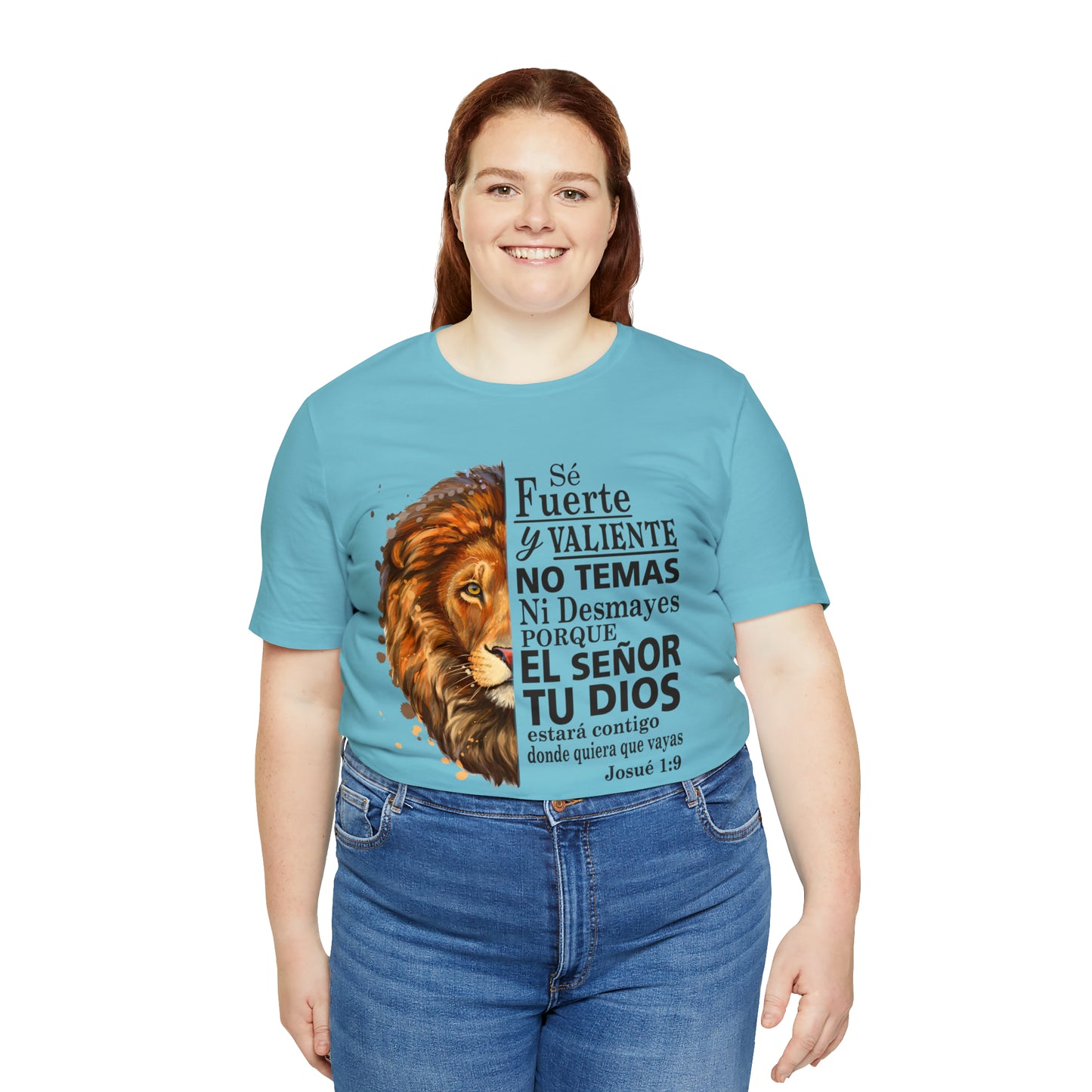 Se fuerte y Valiente Unisex Jersey Short Sleeve Tee