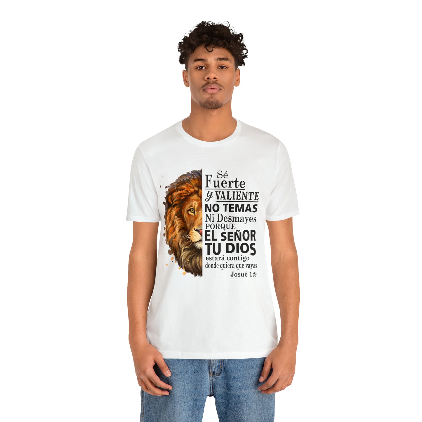 Se fuerte y Valiente Unisex Jersey Short Sleeve Tee