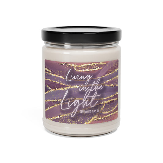 Living in the light Scented Soy Candle, 9oz