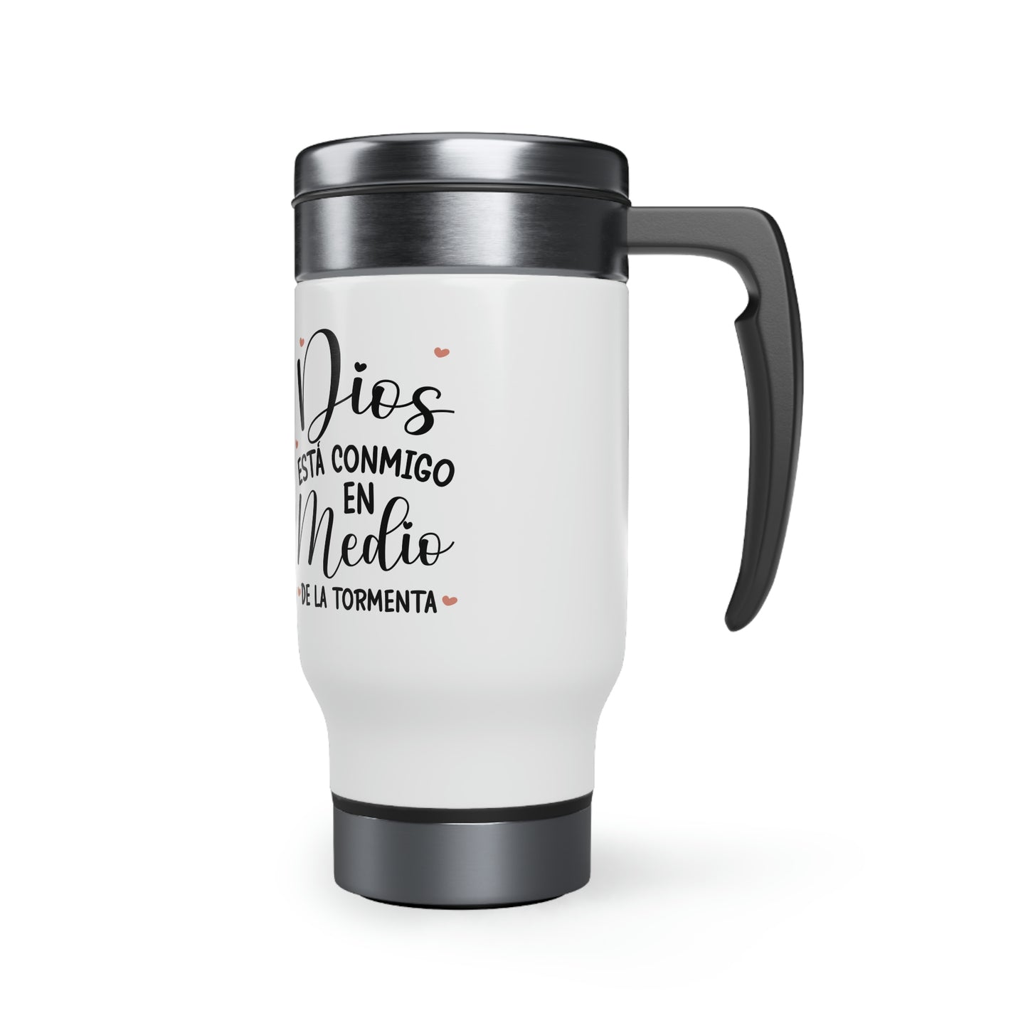 Dios esta conmigo Stainless Steel Travel Mug