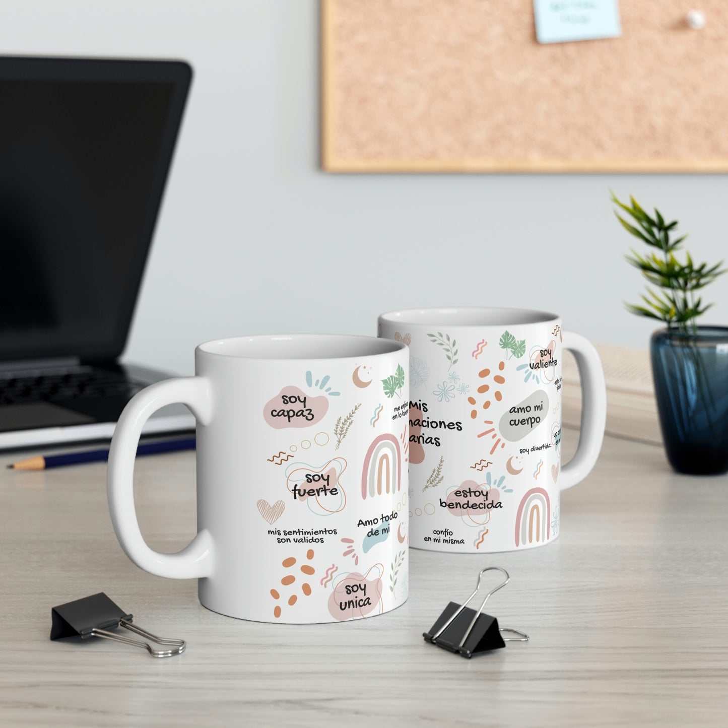 Mis afirmaciones diarias Ceramic Mug 11oz