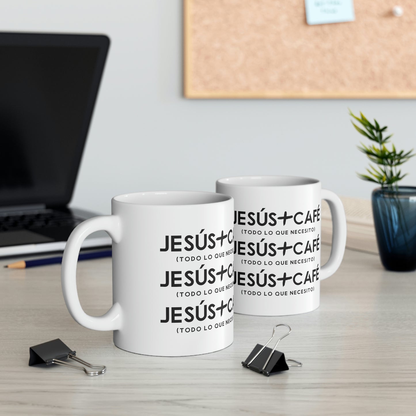 Jesús más Café Mug 11oz