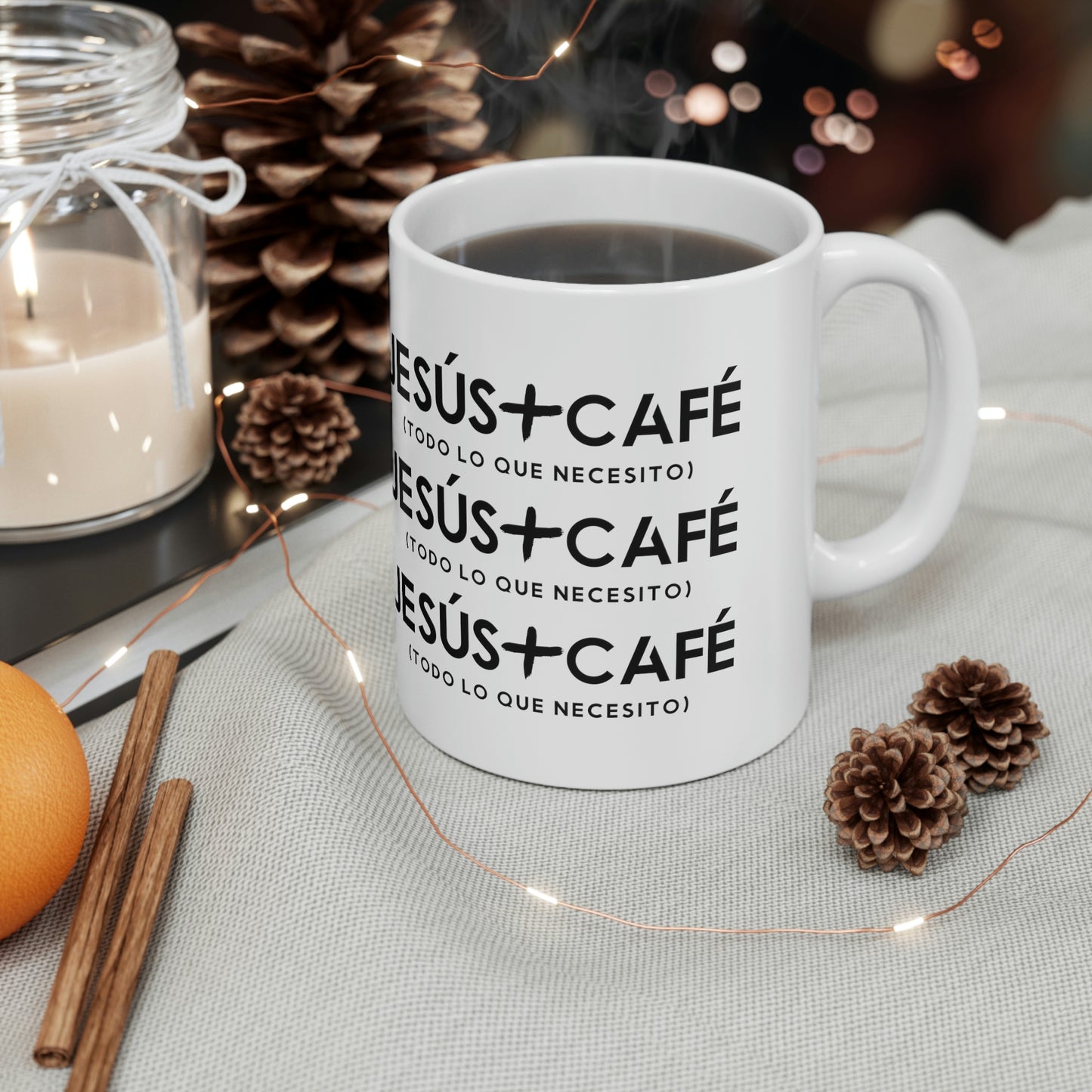 Jesús más Café Mug 11oz